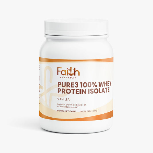 Pure3 100% Whey Protein Isolate (Vanilla)
