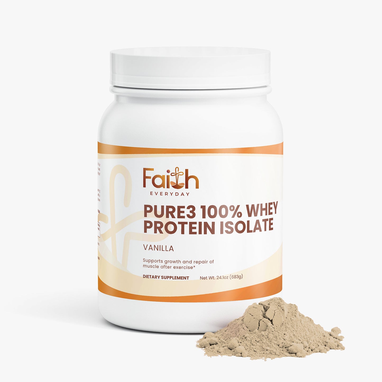 Pure3 100% Whey Protein Isolate (Vanilla)