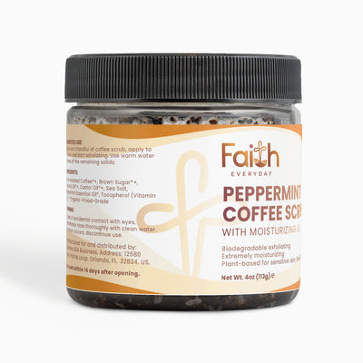 Peppermint Coffee Scrub