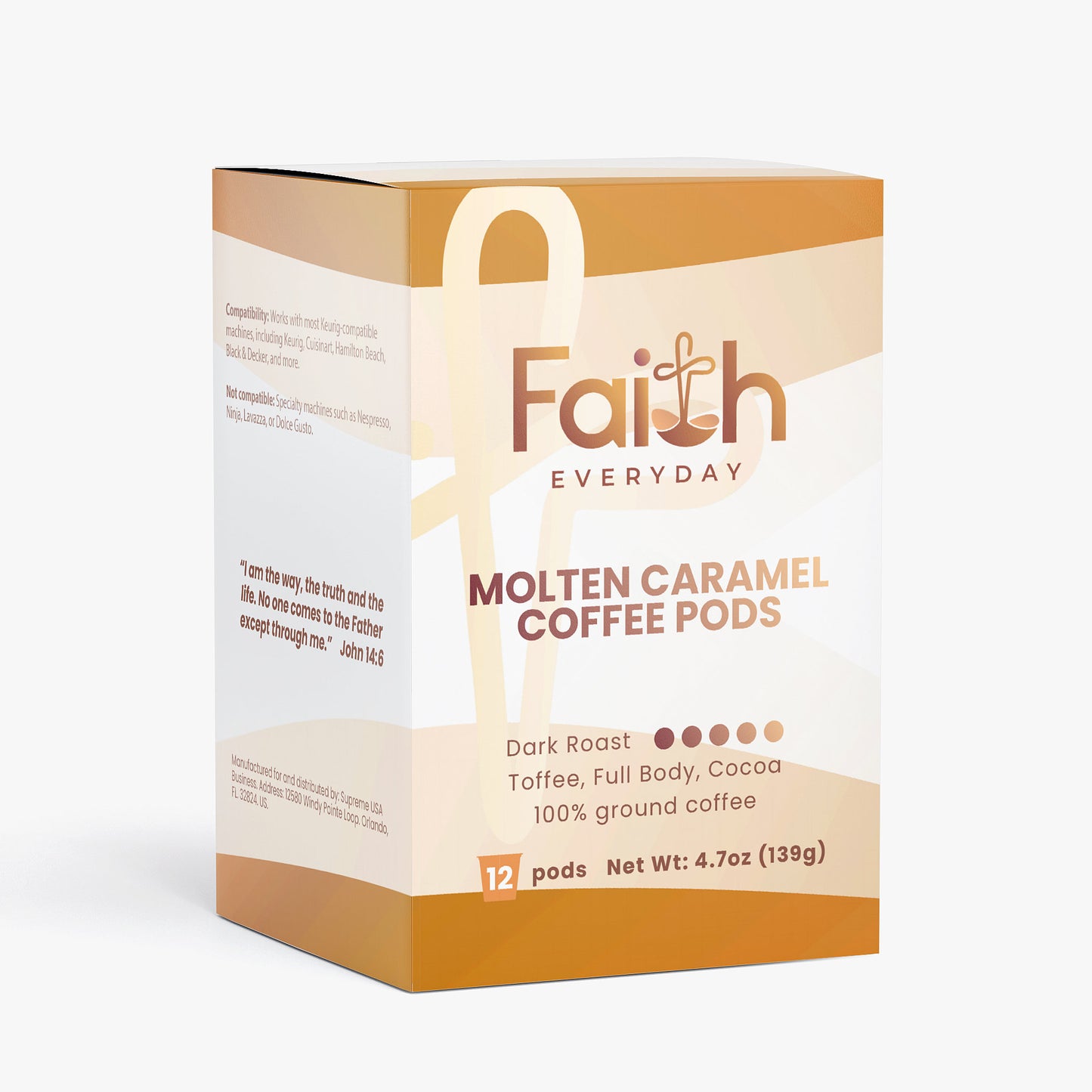 Molten Caramel Coffee Pods (Dark Roast)