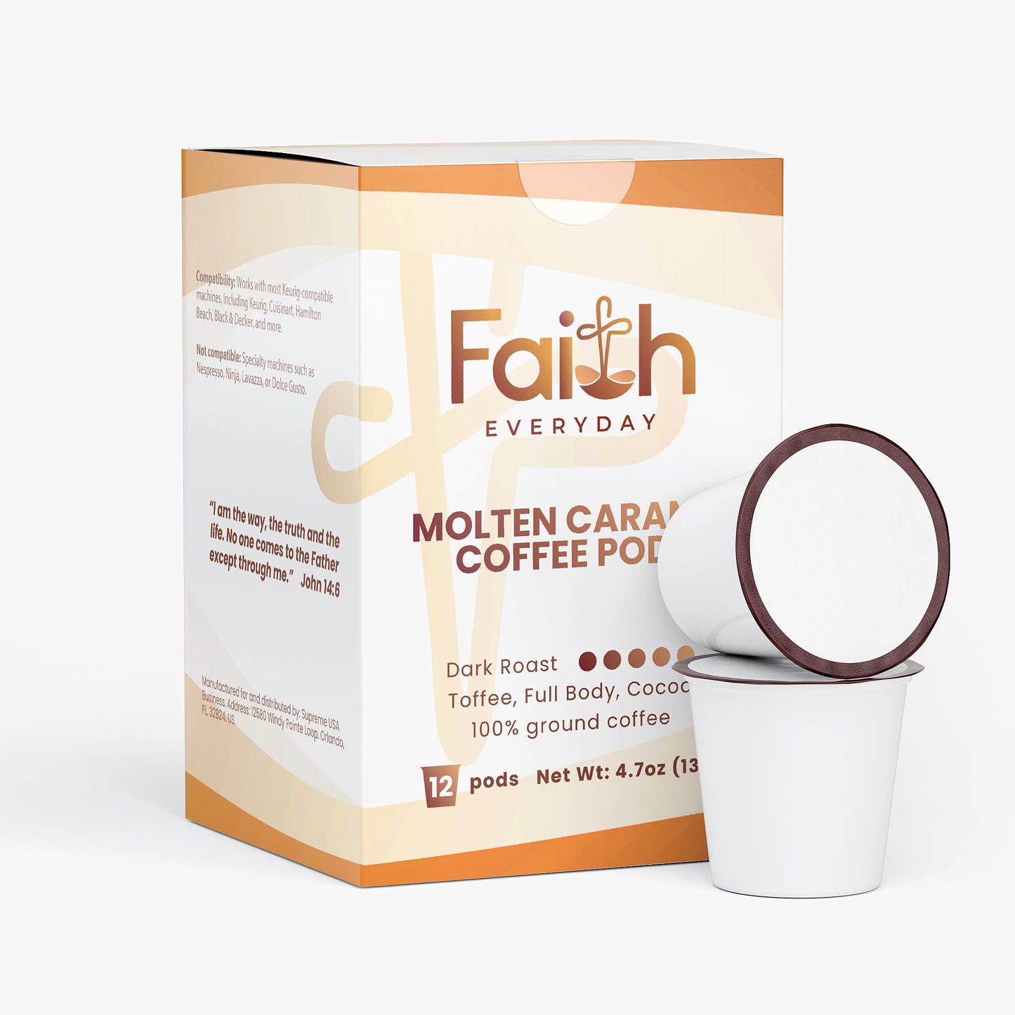 Molten Caramel Coffee Pods (Dark Roast)