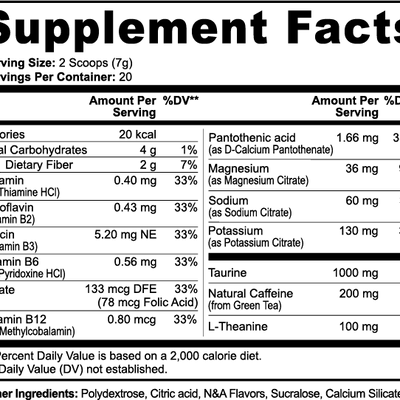 Energy Powder (Lychee Splash Energy)