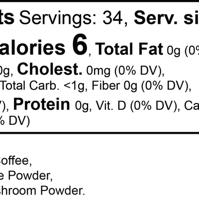 Vitality Mushroom Coffee (Medium Roast)